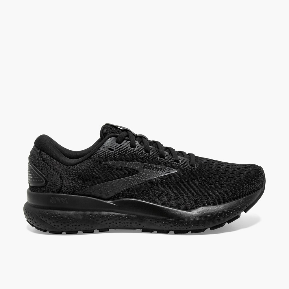 Chaussures Running Route Brooks Ghost 16 Noir Noir Homme | XNP-6690607